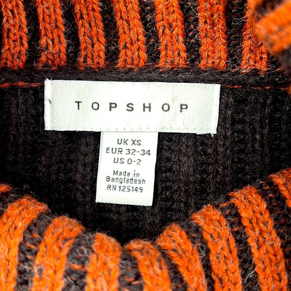 Nordstrom TOPSHOP Cowl Neck Sweater Size XS (2) - Picture 9 of 12